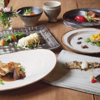 ディナー】Dinner Aコース～季節のおすすめ魚料理とお肉料理がついた全 