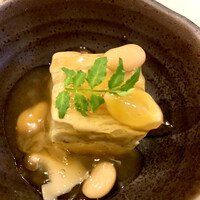 入谷鬼子母神門前のだや - お通しの鰻豆腐