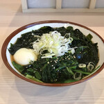 そばの神田 東一屋 - アサソバビンボー！　
      朝そば＋わかめ！　