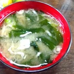 天友 - 味噌汁100円