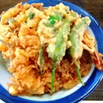 天友 - 天丼（並）1000円