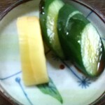 天友 - 天丼（並）に付いくるお新香