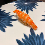 鮨 一二郎 - 大好きな車海老〜〜(● ˃̶͈̀ロ˂̶͈́)੭ꠥ⁾⁾