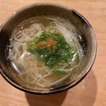 鮨 一二郎 - 鯛のお出汁の煮麺♡