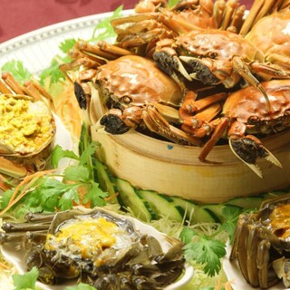 [Seasonally limited] We offer [Shanghai crab] that can be enjoyed in a variety of ways.