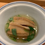 割烹 一楓 - 穴子の煮たものと、海老芋