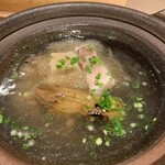 割烹 一楓 - 鍋：金目鯛、穴子？