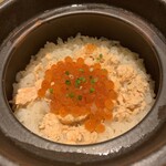 割烹 一楓 - 鮭といくら