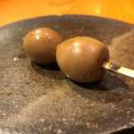 根津 焼鳥 照隅 - うずら玉