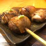 根津 焼鳥 照隅 - ソリとネギま