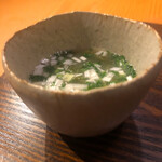 根津 焼鳥 照隅 - 鳥スープ