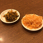 Gokujo - 薬味が無料で食べ放題なのが嬉しい。