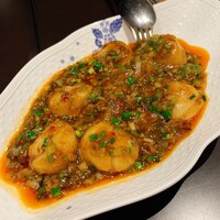 中国四川酒家 蔓山 - ⑤ホタテの蔓山式チリソース