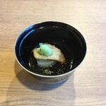 休暇村 - 夕食：安曇野産大根とフォアグラの変わり椀