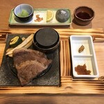 休暇村 - 夕食：信州プレミアム牛ロースステーキ