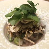 Point - 松茸とクレソンのリゾット