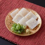 Hiroshima prefecture, Yuki specialty, konnyaku with sashimi roe