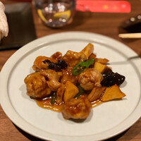 桃仙閣 東京 - 鶏肉の餡かけ