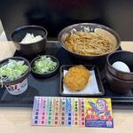 ゆで太郎 - 税込 ３８０円‼️
      納豆・朝そば定食‼️