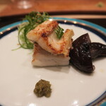 鮨 山浦 - 瀬戸内穴子　長野原木椎茸旨煮