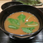 鮨 山浦 - しじみ味噌汁