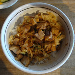 五大力 - チャーシューかき揚げ丼ミニ@2011年2月