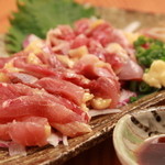 鳥匡 - 料理写真:鹿児島より直送の“さつま知覧鶏”は旨味のある上質な脂と噛みごたえのある肉質が特徴です。