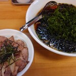 らーめんつけ麺 びんびん亭 - 岩海苔ラーメン&チャーシュー丼