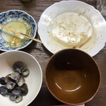 居喰処 光 - 2020/10/11
      ナスみそ、豚焼肉炒め 500円
      味噌おでん、シジミ味噌汁