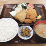 さわ - 料理写真:ミックスフライ定食　900円(税別)