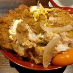 軍鶏屋本店 - カツ丼580円（ランチ）