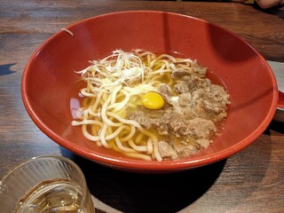 Shamoya Honten - 肉うどん380円（ランチ）