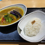 道の駅 パパスランドさっつる - スープカレー980円+税