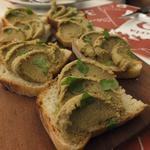 トラットリア 29 - 「鮎のパテのクロスティーニ」：獣肉のパテとは違う、繊細なコクを愉しんで！