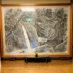 比良山荘 - 玄関に置かれている日本画。