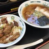 Hidakaya - やきとり丼セット・中華そば（620円）