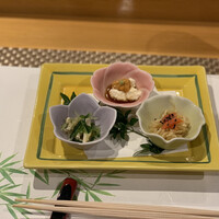 難波 鮨 栞庵 やましろ - 前菜