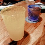 Okinawa Sousaku Izakaya Sushi Ryuuki - 綺麗なグラスだよ