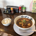 らーめん幸 - 汁無し麻婆麺 500円+ライス　10円