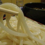 竹仲 - 「鳥汁せいろうどん」のうどん