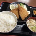 Ichiba Shokudou - アジフライ定食（500円）