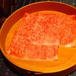 瀬里奈 - 北海道産の特選牛サーロインのしゃぶしゃぶ肉　その２です。