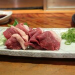 やきとり 正や - 鴨ロースのお造り