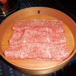 瀬里奈 - 北海道産の特選牛サーロインのしゃぶしゃぶ肉　その３です。