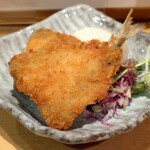 鉄板居酒屋OHANA - アジフライ