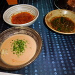 瀬里奈 - しゃぶしゃぶのタレ３種です。