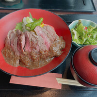 星空の中へ - ステーキ丼　千円