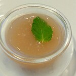 ANGELO COURT TOKYO - スープ：和梨と生姜の冷製スープ