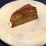 abysse - 和栗
      クレープ、林檎、胡桃