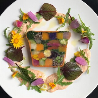 Terrine of 50 seasonal vegetables and grains